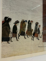 The Meeting Point Signed Print by L.S. Lowry