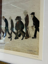 The Meeting Point Signed Print by L.S. Lowry