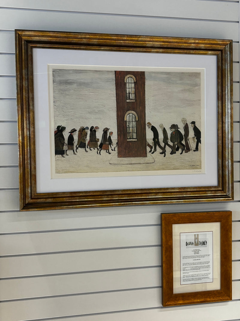 The Meeting Point Signed Print by L.S. Lowry