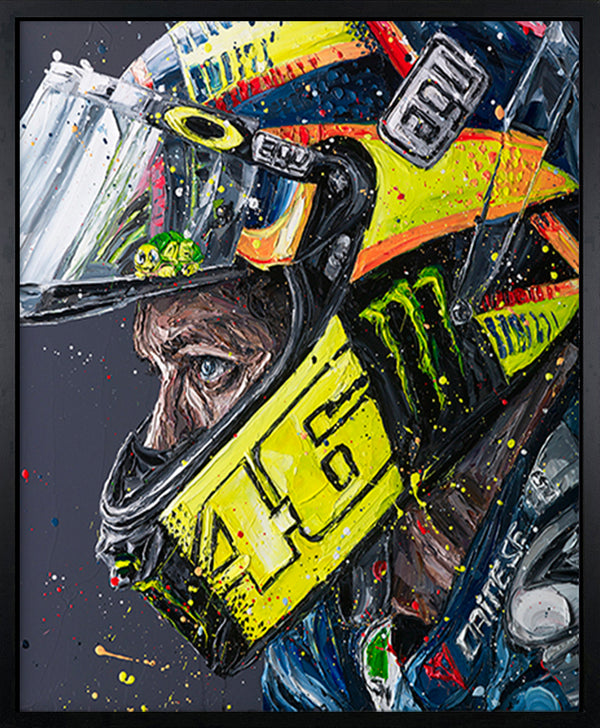 Rossi Helmet 17  BY PAUL OZ (FORMULA 1 & MOTORSPORT)