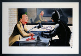 Tin Tin Vs Batman - Hand Embellished by Richard Holmes