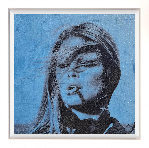 Bardot - Parisienne Blue Original by Fezz