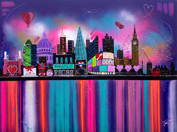 London, Be Mine - Original Painting by Julie Connor