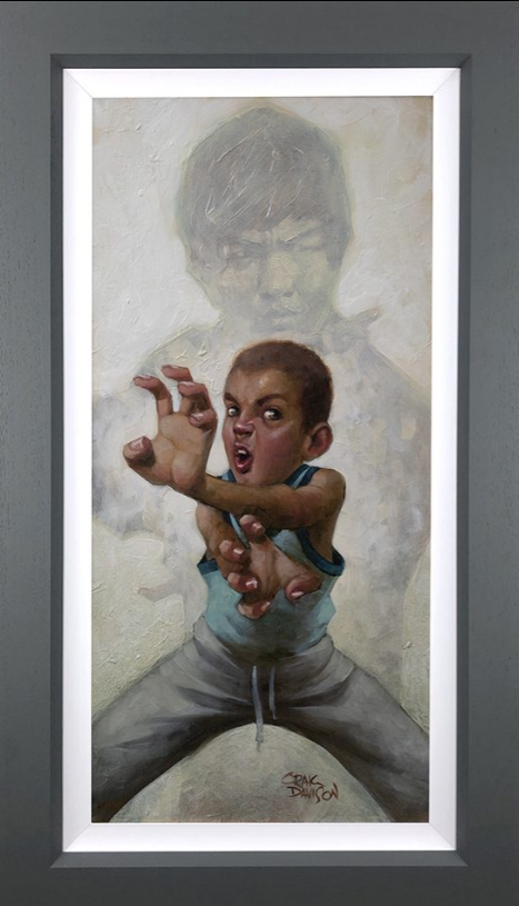 Way of The Darren Hand Embellished Canvas by Craig Davison