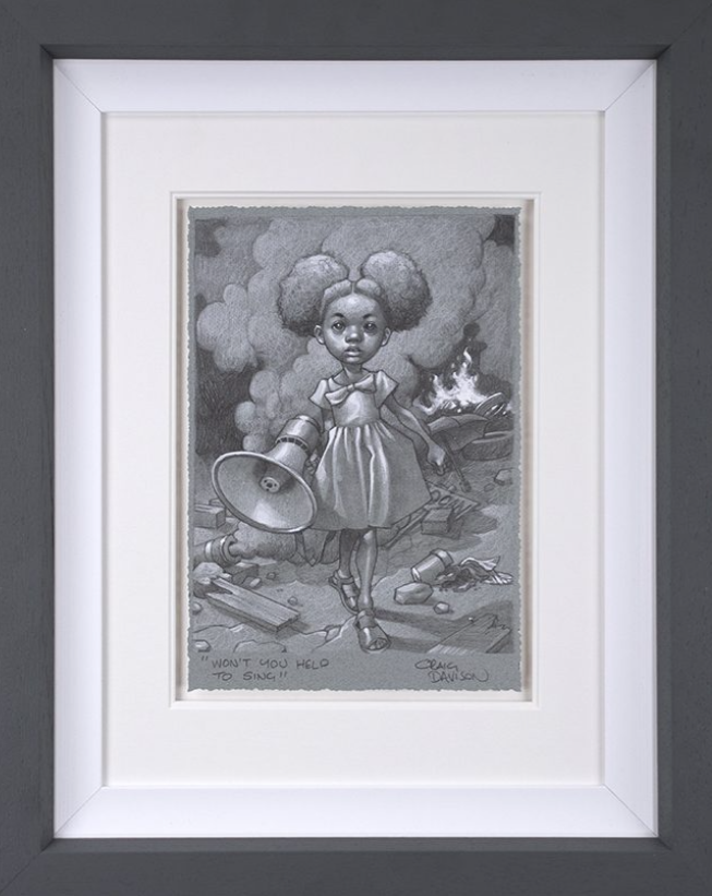 Won't You Help To Sing? Original Sketch Limited Edition by Craig Davison