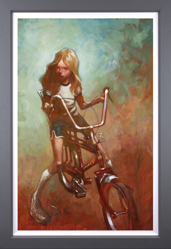 Roam The Chrome Hand Embellished Canvas by Craig Davison